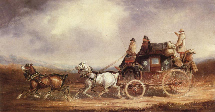 The Edinburgh-London Royal Mail on the Road